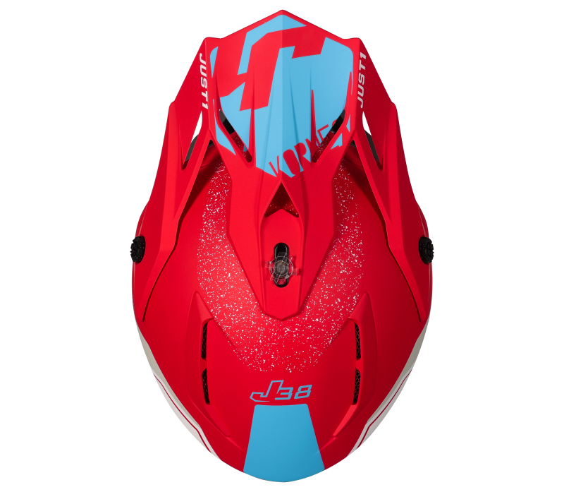 Just1 J38 Korner MX Helmet Blue/Red