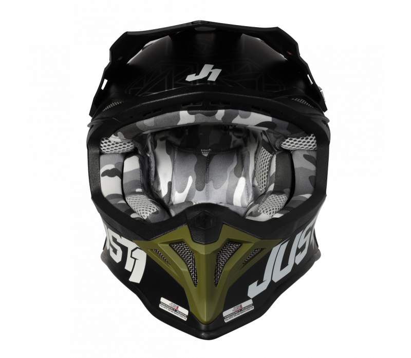 Just1 J39 Kinetic MX Helmet Camo Army/Green/Black