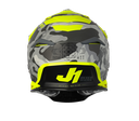 Just1 J39 Kinetic MX Helmet Camo Red/Lime/Fluo Yellow