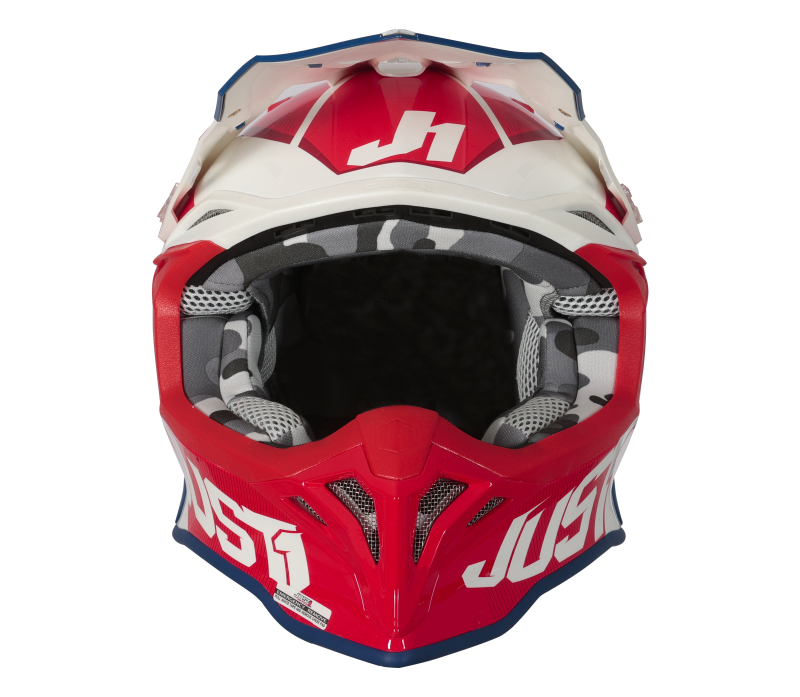 Just1 J39 Stars MX Helmet Red/Blue/White