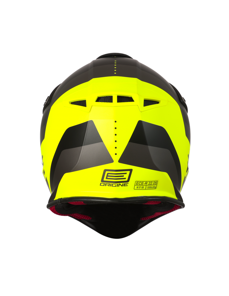 Origine Hero MX Helmet Black/Fluo Yellow Matt