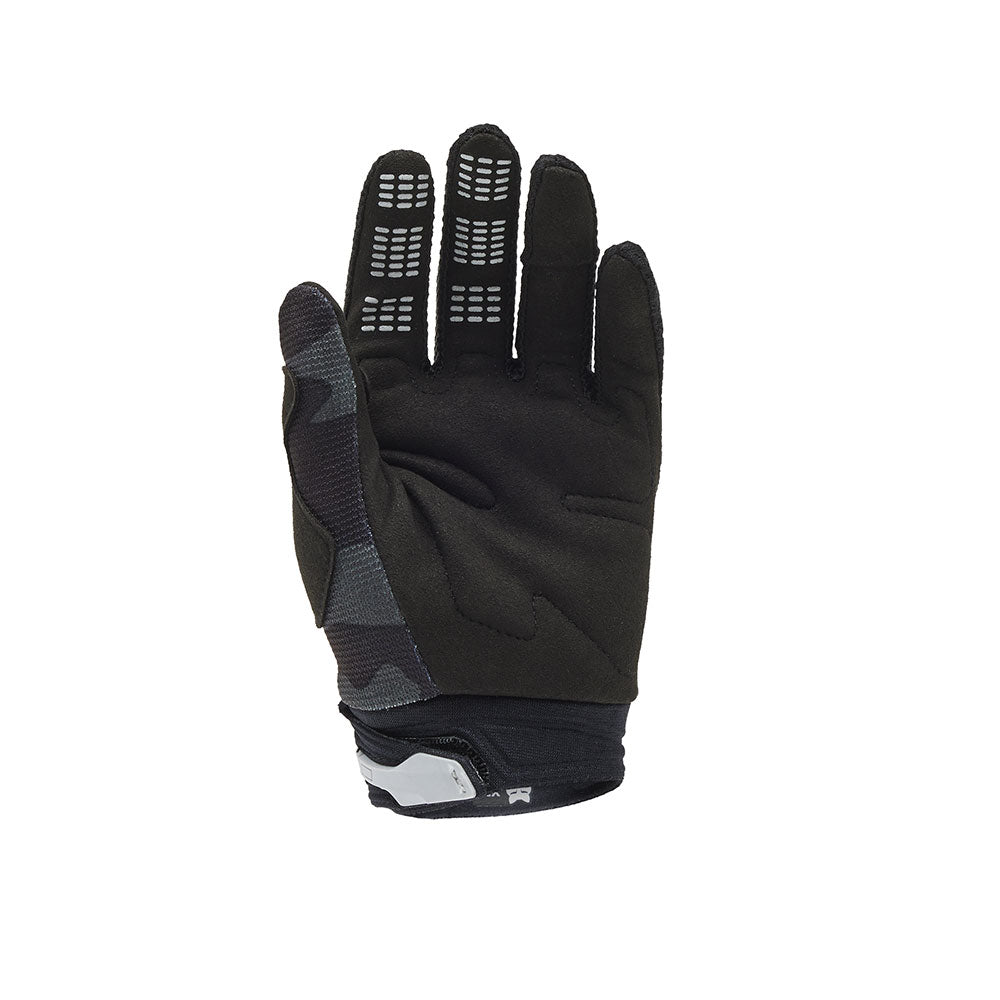 Fox 180 Bnkr MX Glove Black Camo Youth