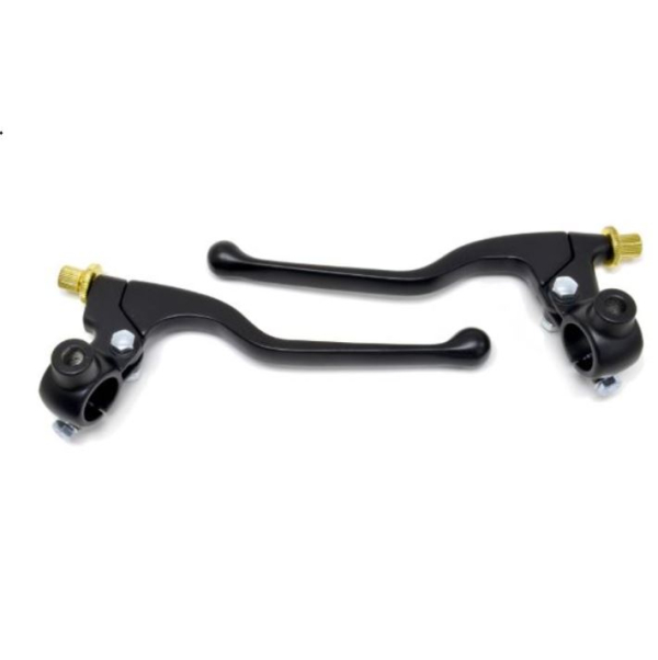 Emgo Brake & Clutch Lever Set Honda '79 Black