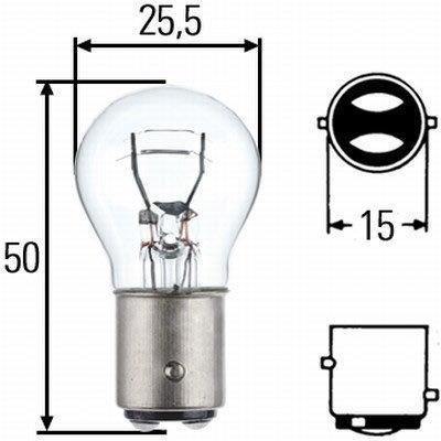 Emgo Globe 12V 20/5W Bayonet 15D