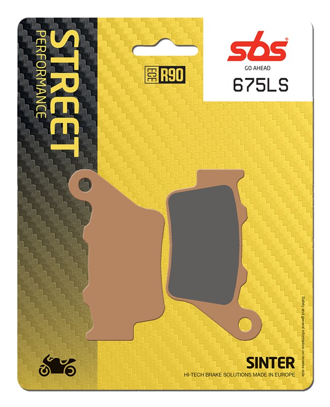 SBS Brake Pads Street Performance Sinter FA208/675LS