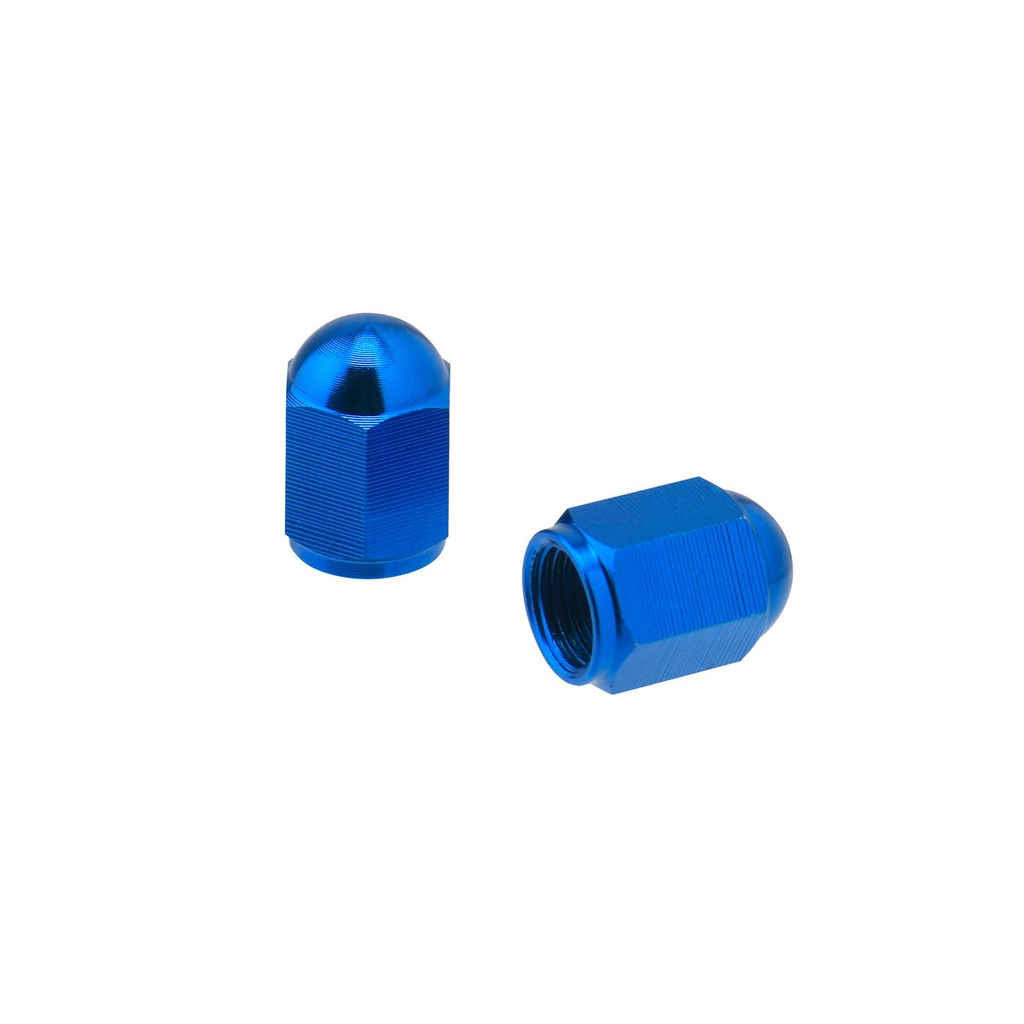 DRC Air Valve Cap Husky Blue 2pcs