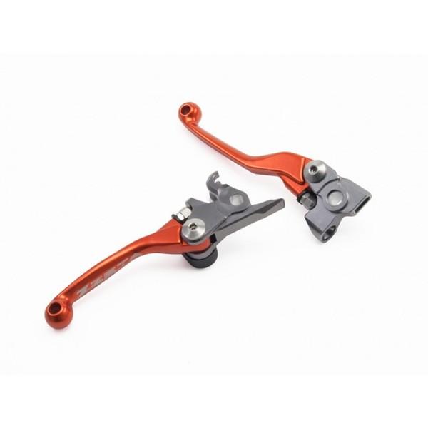 Zeta Pivot Lever Set FP KTM|Husqvarna Orange