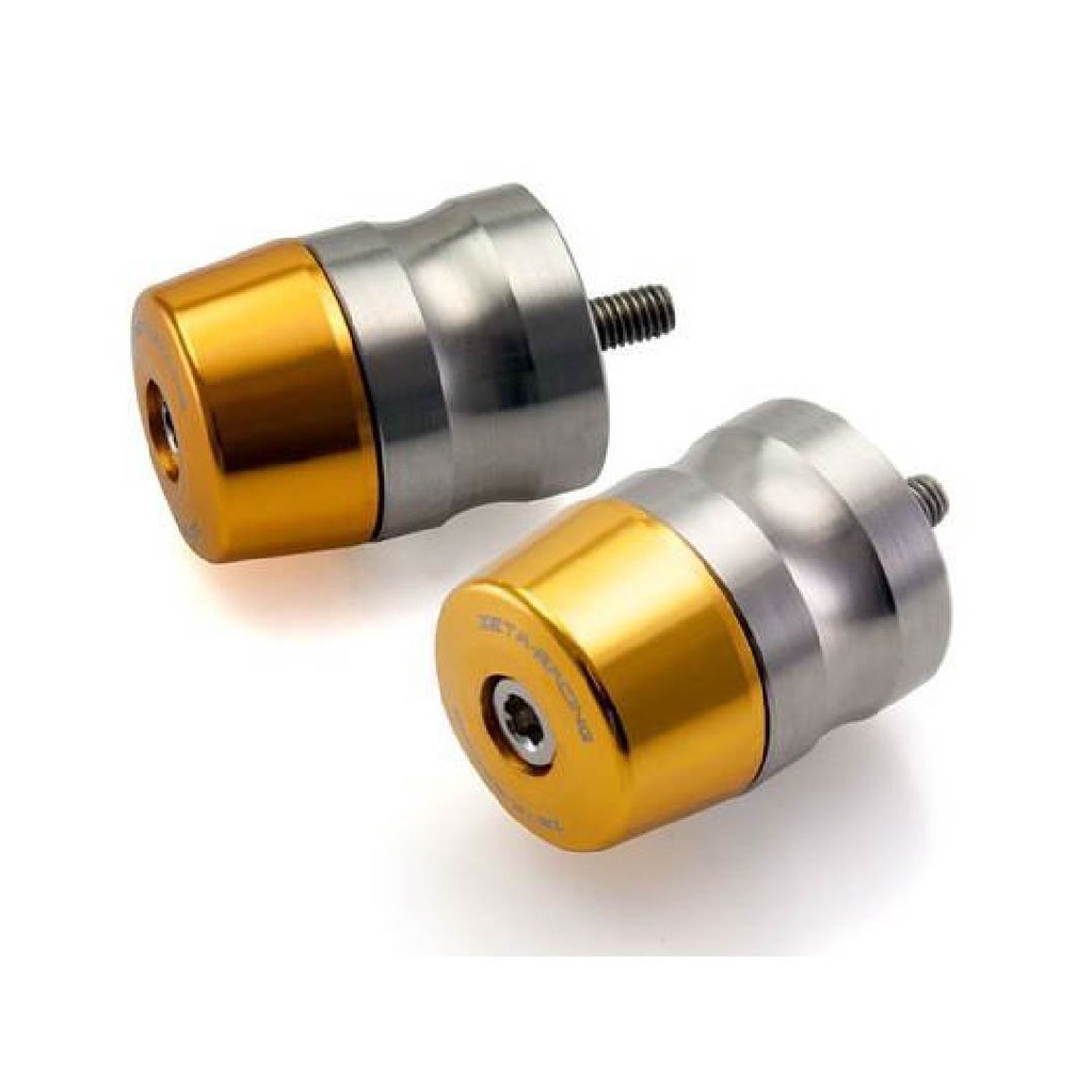 Zeta Street Bar End Plug Kawasaki Gold