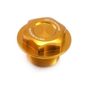 Zeta Street Steering Stem Nut Kawasaki|Suzuki|Yamaha M28x36-P1.0 H17.0 Gold