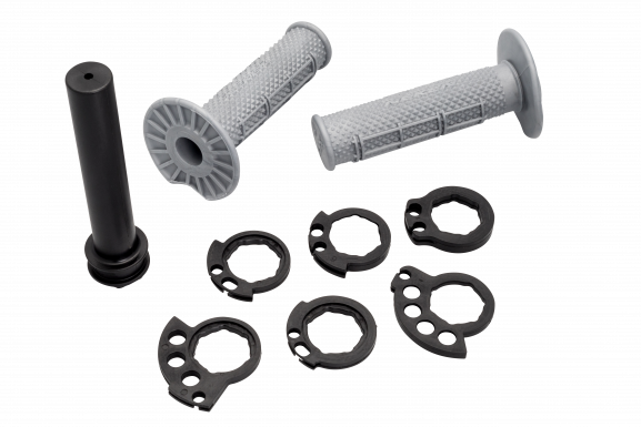 Neken SFH Grips Grey 31mm OD w Throttle Tube