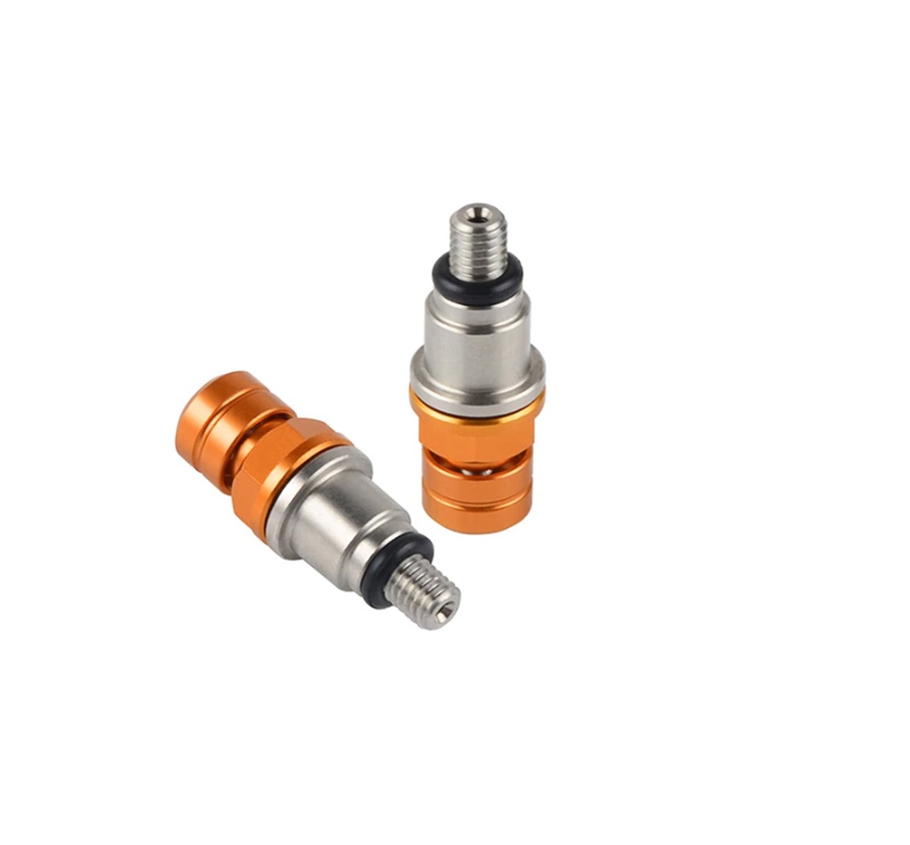 Enduro-Pro Fork Air Bleeders Valves M4 x 0.7 Orange