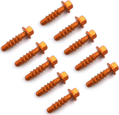 Racecraft Tapping Screws Alu Orange 10pc