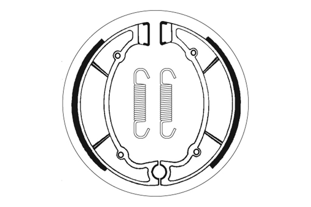 SBS Brake Shoe 2064