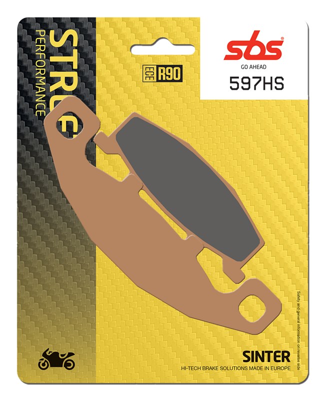 SBS Brake Pad FA129 Street Sinter Front