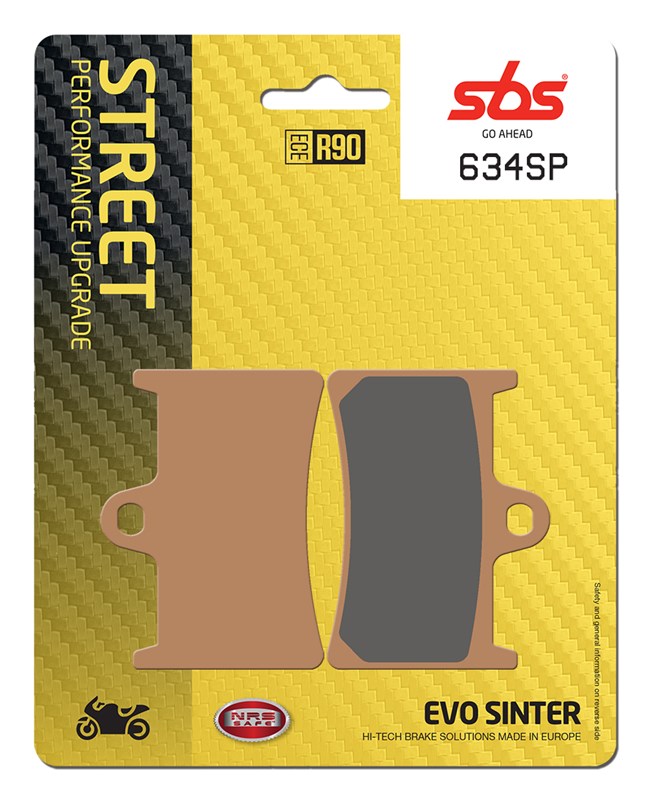 SBS Brake Pad FA252 Street Evo Sinter Front