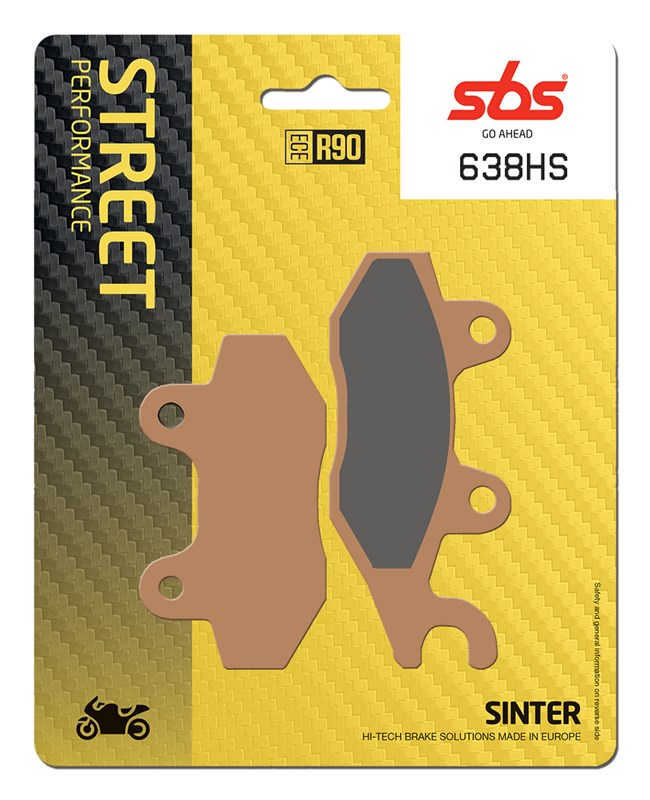 SBS Brake Pad FA165/FA215 Street Sinter Front