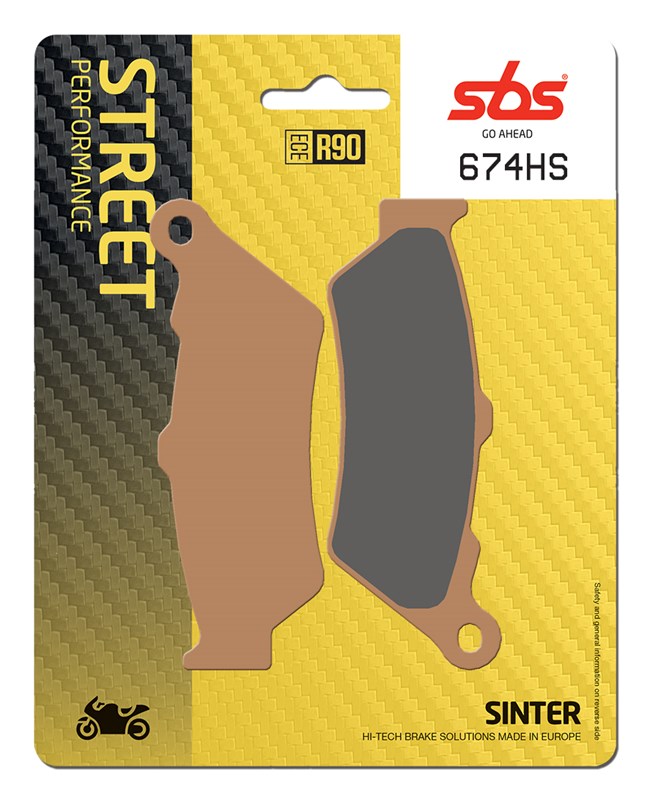 SBS Brake Pad FA209 Street Sinter Front