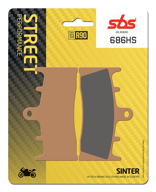 SBS Brake Pad FA188 Street Sinter Front