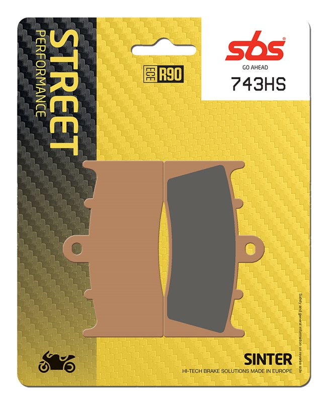 SBS Brake Pad 734HS Street Sinter Front