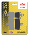 SBS Brake Pad FA442/4 Racing Dual Carbon Front