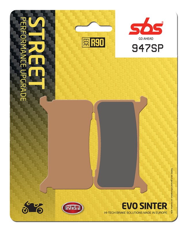 SBS Brake Pad 947SP Street Evo Sinter Front