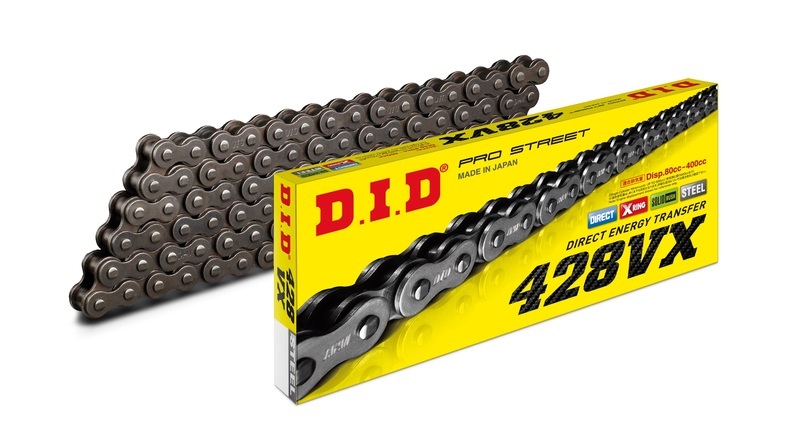 DID Chain 428 132L VX X-Ring ZB Rivet Natural