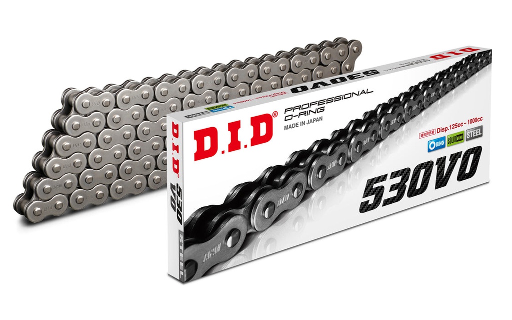 DID Chain 530 120L VO O-Ring Rivet Type ZB Natural