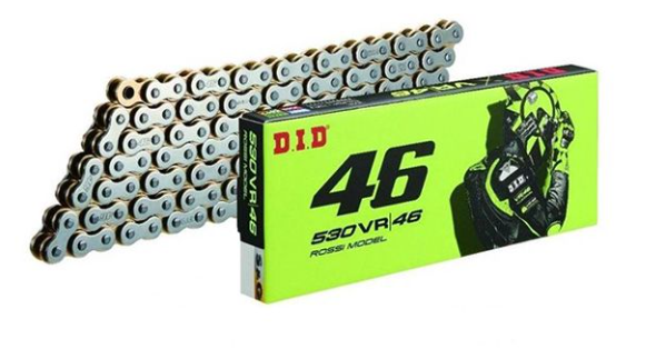 DID Chain 530 120L VR46 X-Ring ZB Rivet Gold