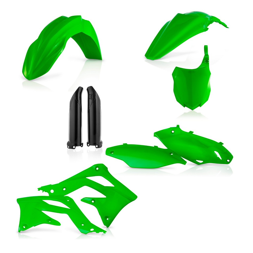 Acerbis Plastics Kit Kawasaki KX 450F '13-15 Green 2