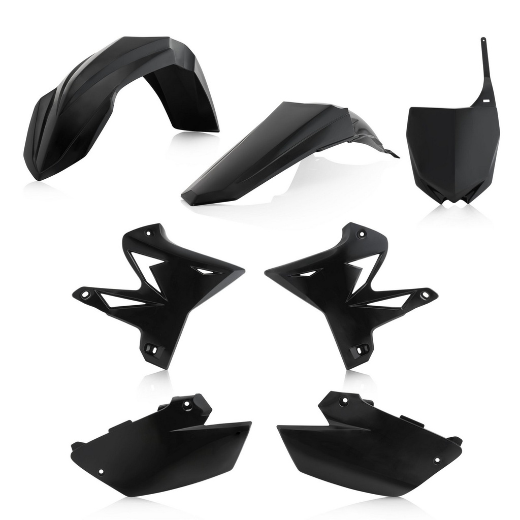 Acerbis Restyle Plastics Kit Yamaha YZ125|250 '02-14 Black 5pc