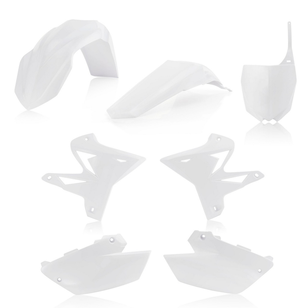 Acerbis Restyle Plastics Kit Yamaha YZ125|250 '02-14 White 5pc