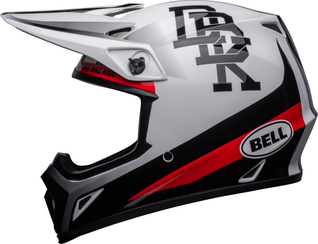 Bell MX-9 Mips Twitch DBK MX Helmet White/Black