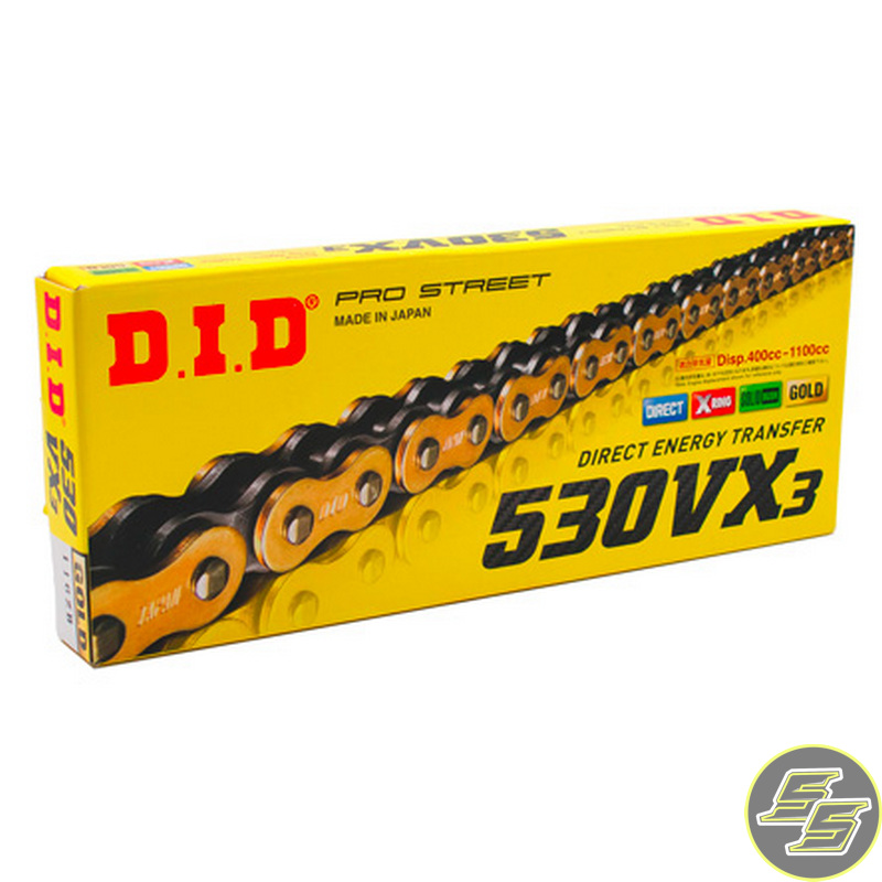 DID Chain 530 118L VX3 X-Ring Gold/Black