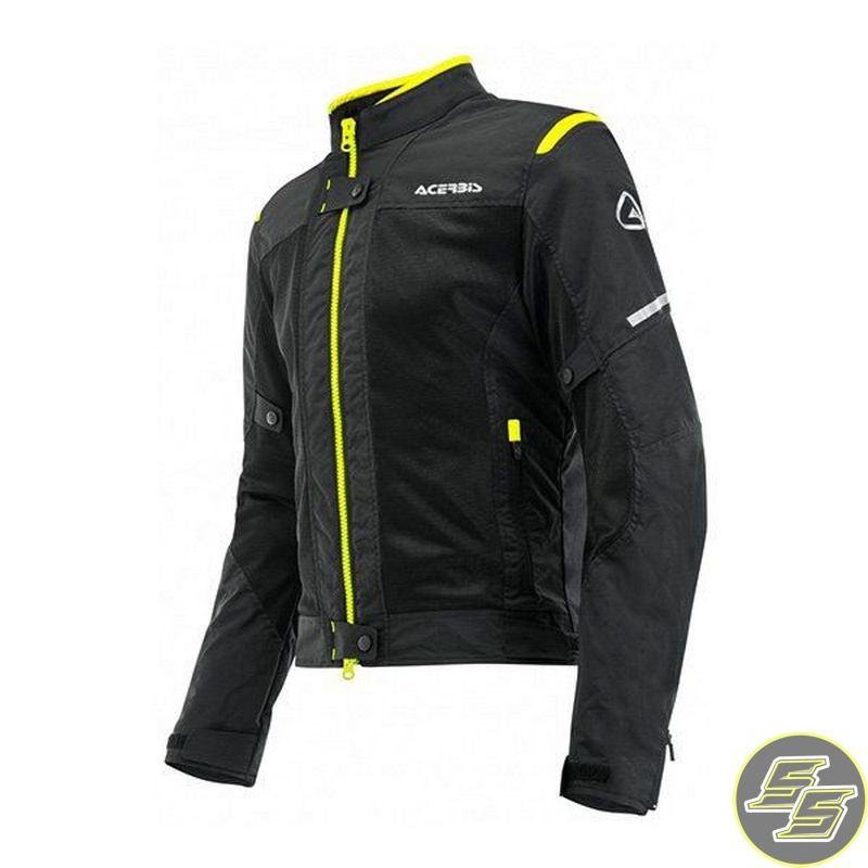 Acerbis Vented Jacket Ramsey 2.0 CE Black/Yellow