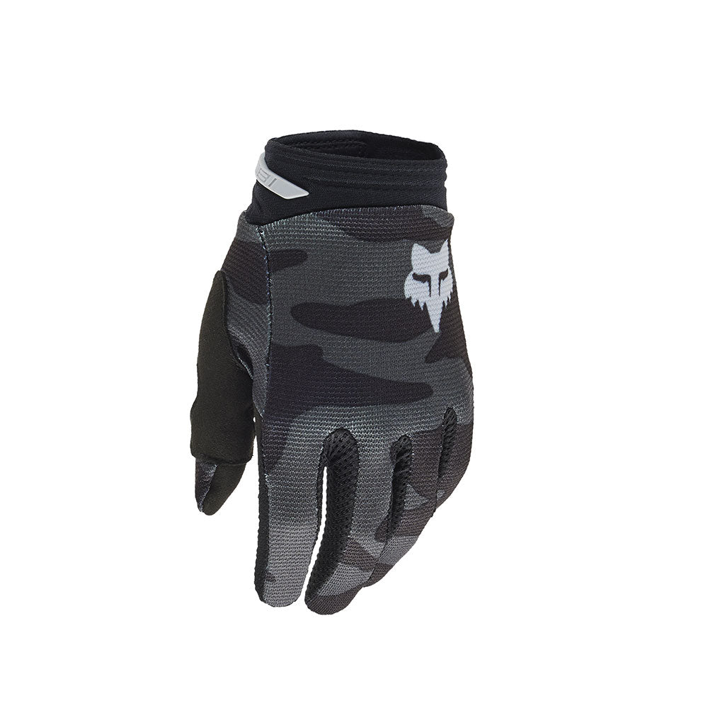 Fox 180 Bnkr MX Glove Black Camo Youth