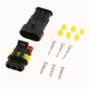 Electrical HID Waterproof Connector Plug 3-way (ea)