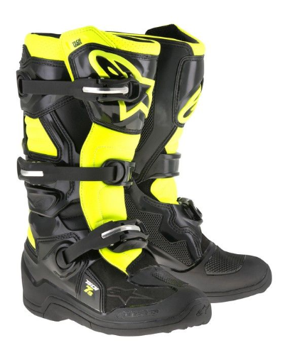 Alpinestars Tech 7S Youth MX Boots Black/Fluo