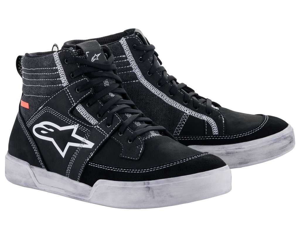 Alpinestars Ageless Riding Shoes Black/White/Charcoal Grey