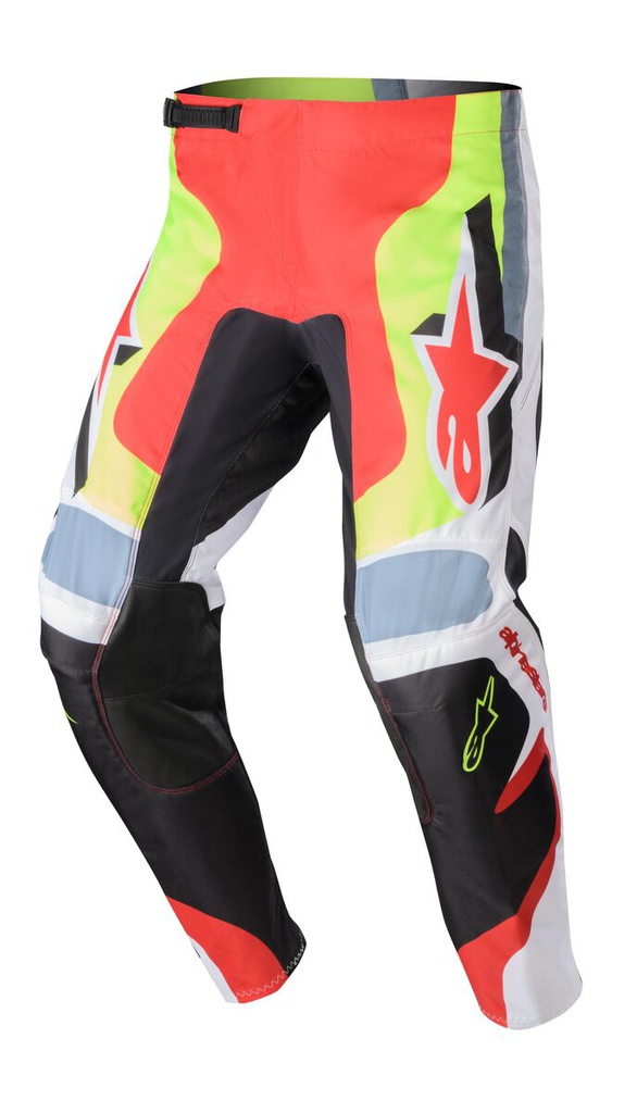 Alpinestars Fluid Agent Pants Black/Mars Red/Yellow Fluo