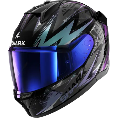 Shark D-Skwal 3 Full Face Helmet Blast-R KGX Black/Blue/Purple