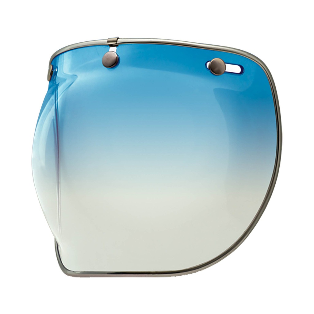 Bell Custom 500 3-Snap Bubble DLX Visor Ice Blue