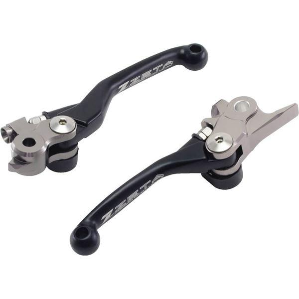 Zeta Pivot Lever Set FP Honda CRF450R/RX '21-22 Black