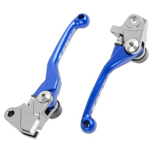 Zeta Pivot Lever Set FP Yamaha YZ125/250/250F/450F Blue