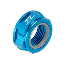 Zeta Axle Nut Rear KTM/Husq/GasGas M25X32-P1.5 H18 Blue