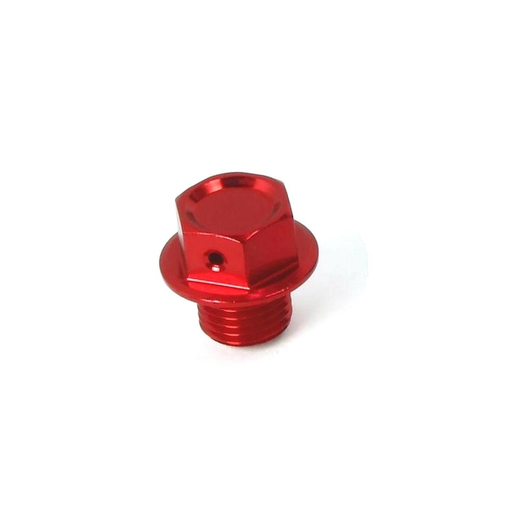 Zeta Magnetic Drain Bolt Yamaha YZ/WR M10x15-P1.25 Red