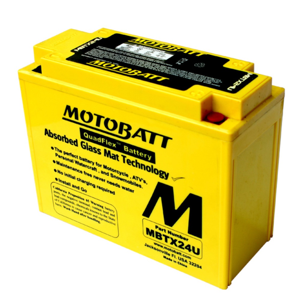 Motobatt Battery Sealed MBTX24U