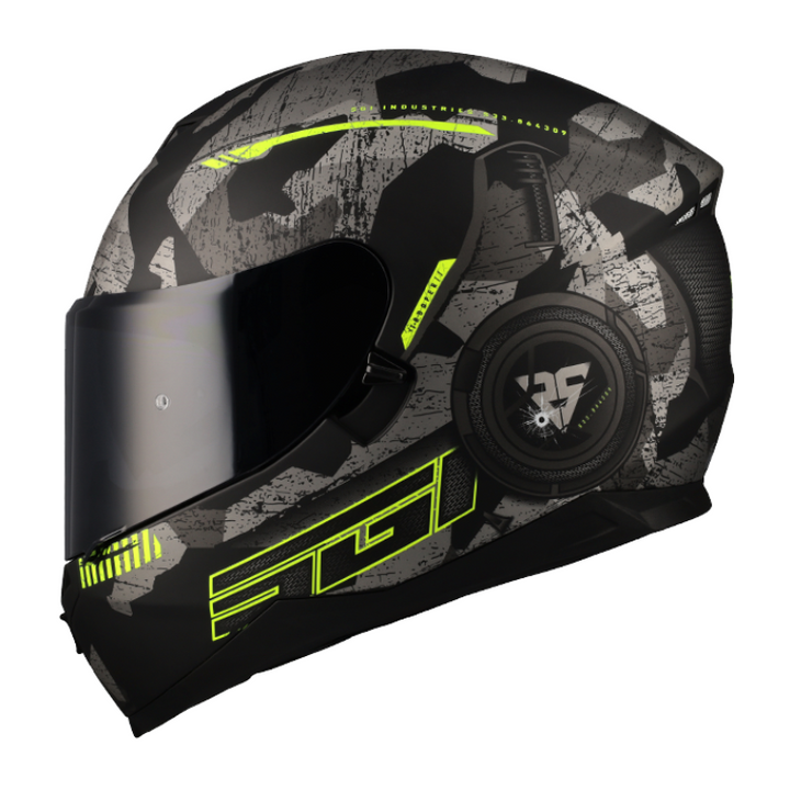 Spirit Full Face Helmet Encounter Trooper  Fluo