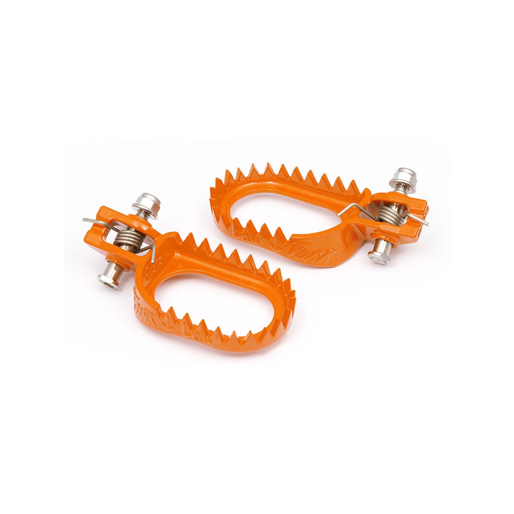 S3 Punk Footpegs KTM|Husky|GASGAS '17-23 Low/Back Orange