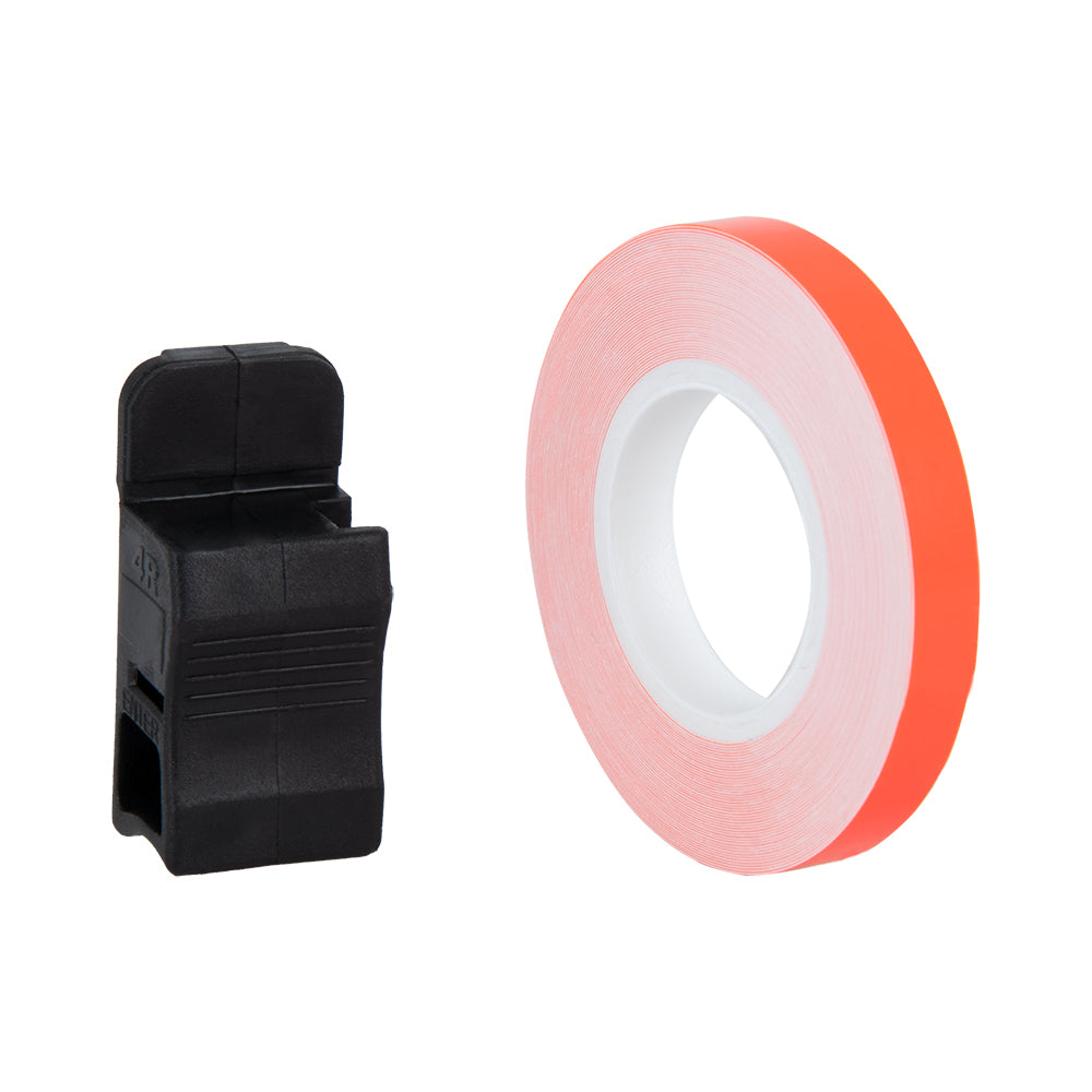 One Design Reflective  Rim Tape Flo Orange 7mm x 6m