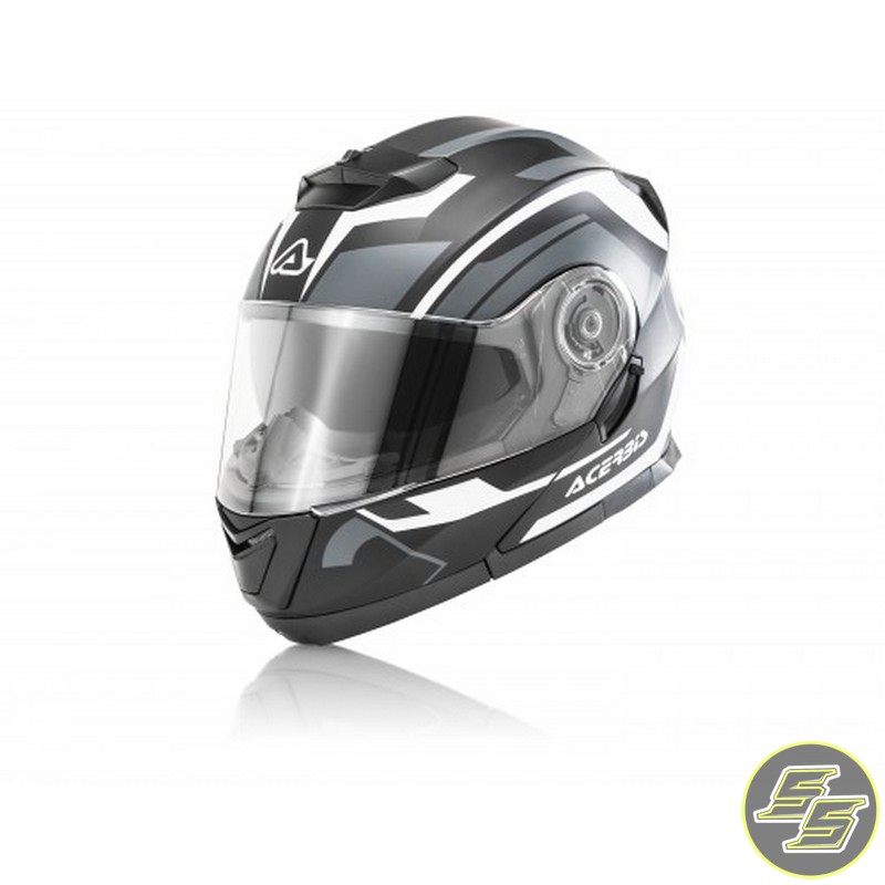 Acerbis Flip Up Helmet Serel Black/Grey